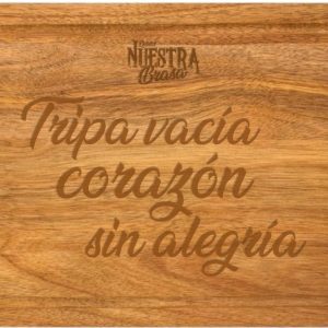 Tábua Retangular 25x20 cm - Nuestra Brasa