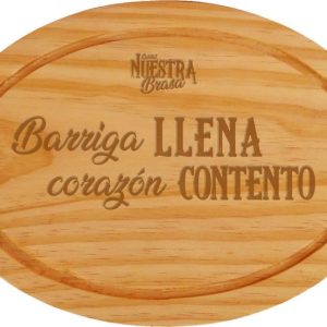 Tábua Oval 25x18 cm - Nuestra Brasa
